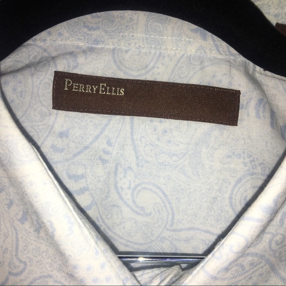 Perry Ellis Dress Shirt Size XL - Picture 6 of 6